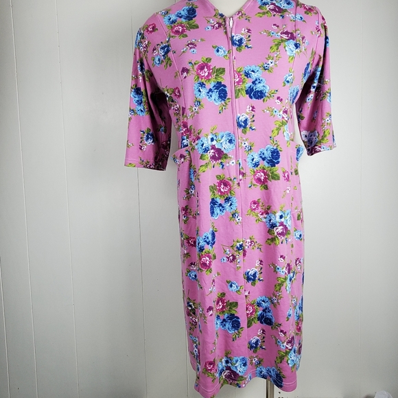 Buck & Buck zip front foral dress size 2x - Picture 6 of 12